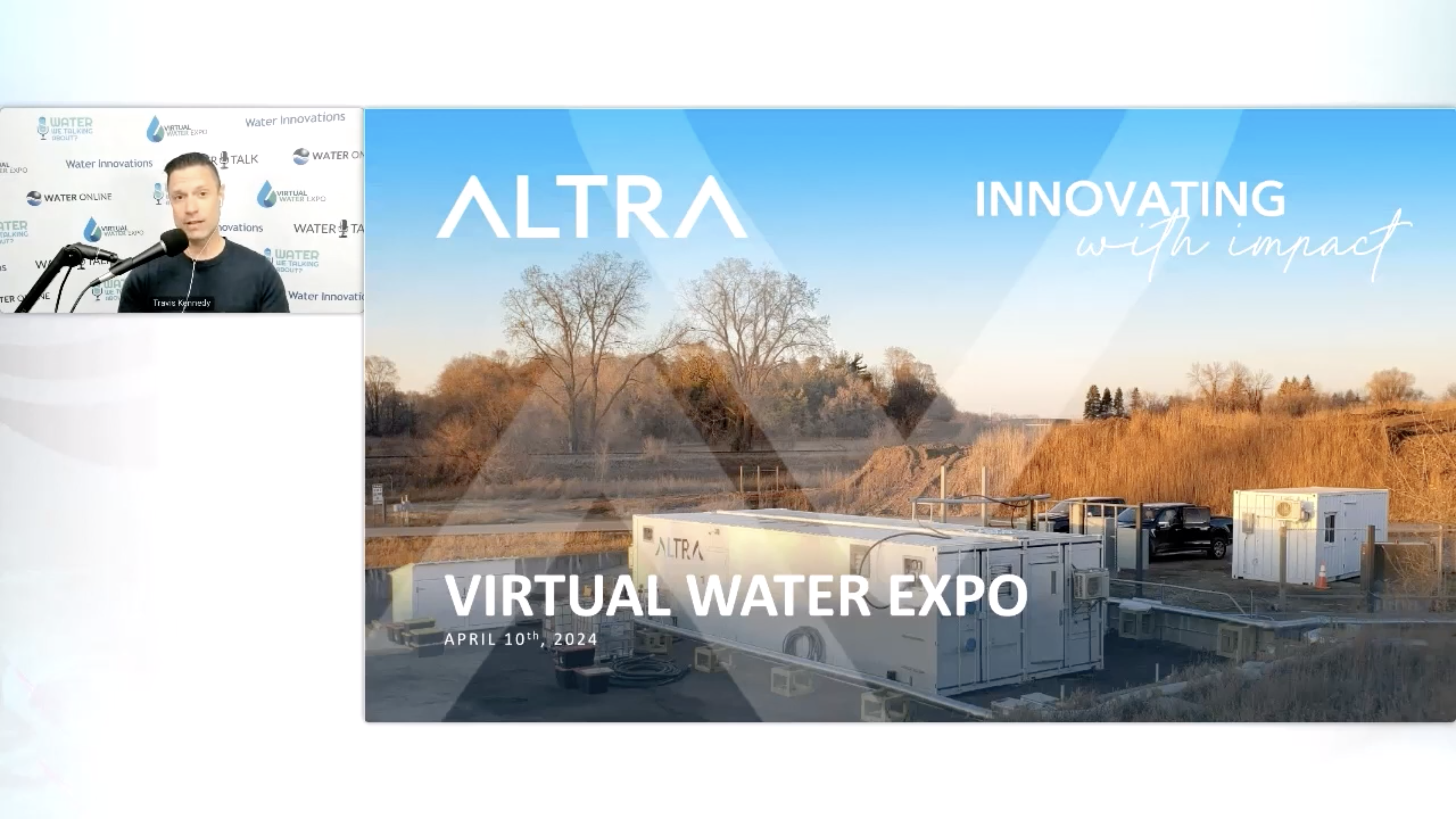 Watch Martin Bureau during the 2024 Virtual Water Expo (en anglais)